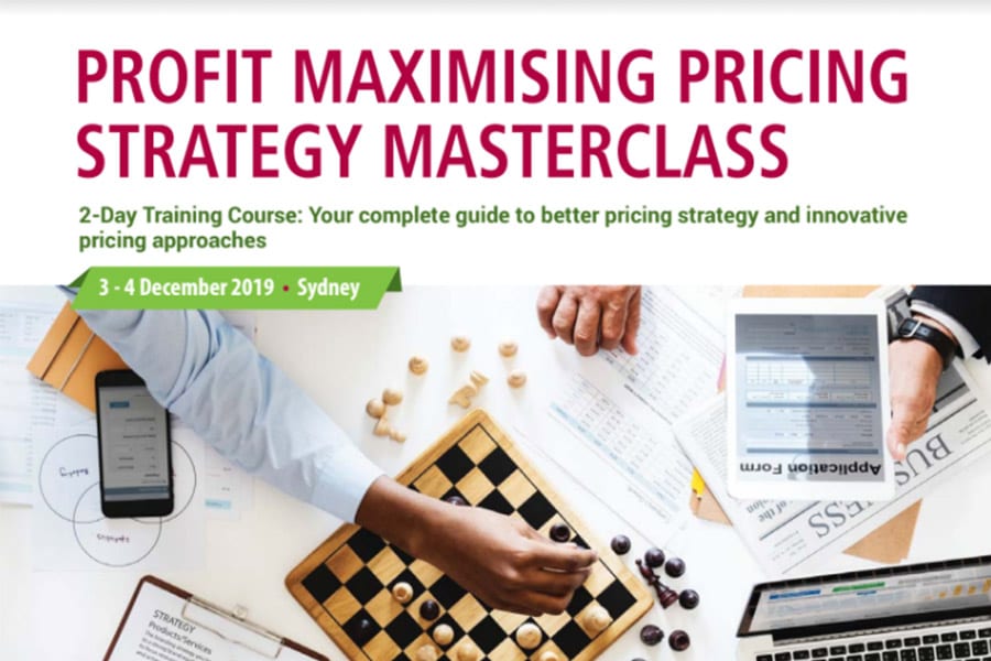 Pricing Strategy Workshop outline